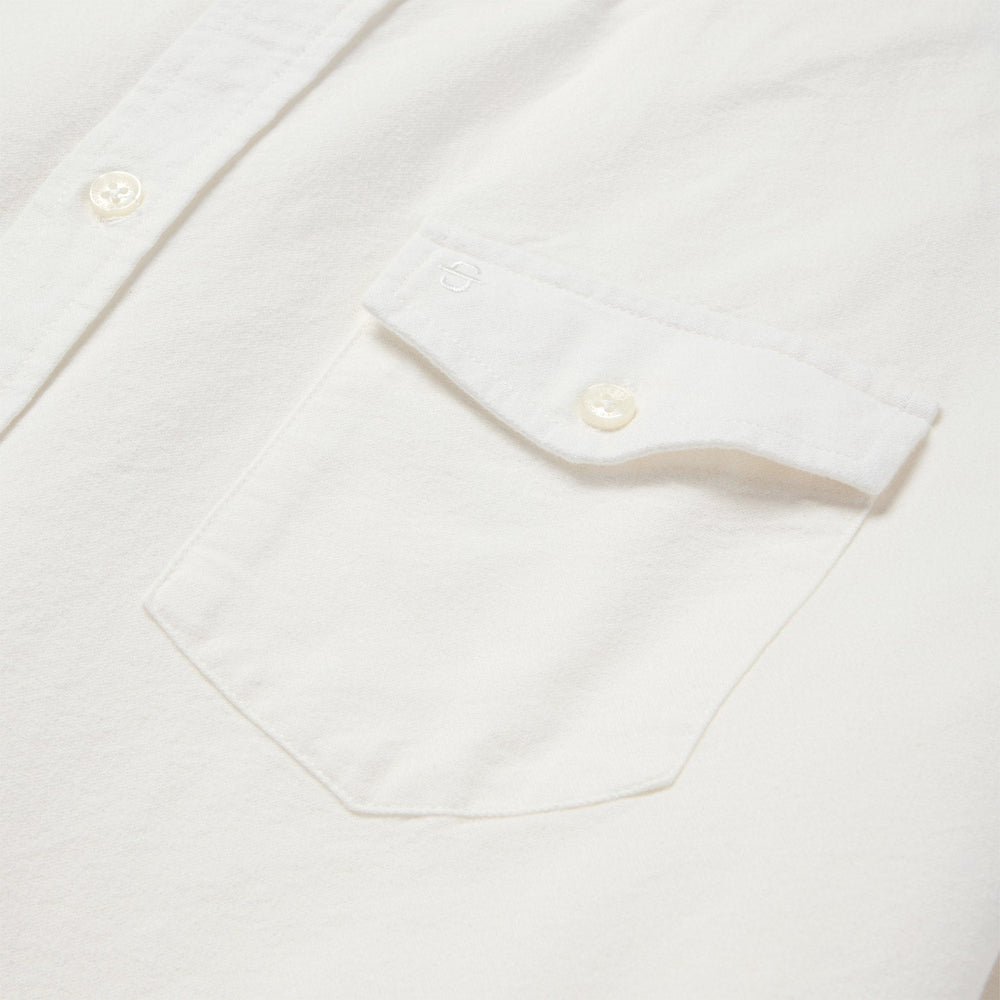 Peached Oxford Button-Down Shirt White | Stetson