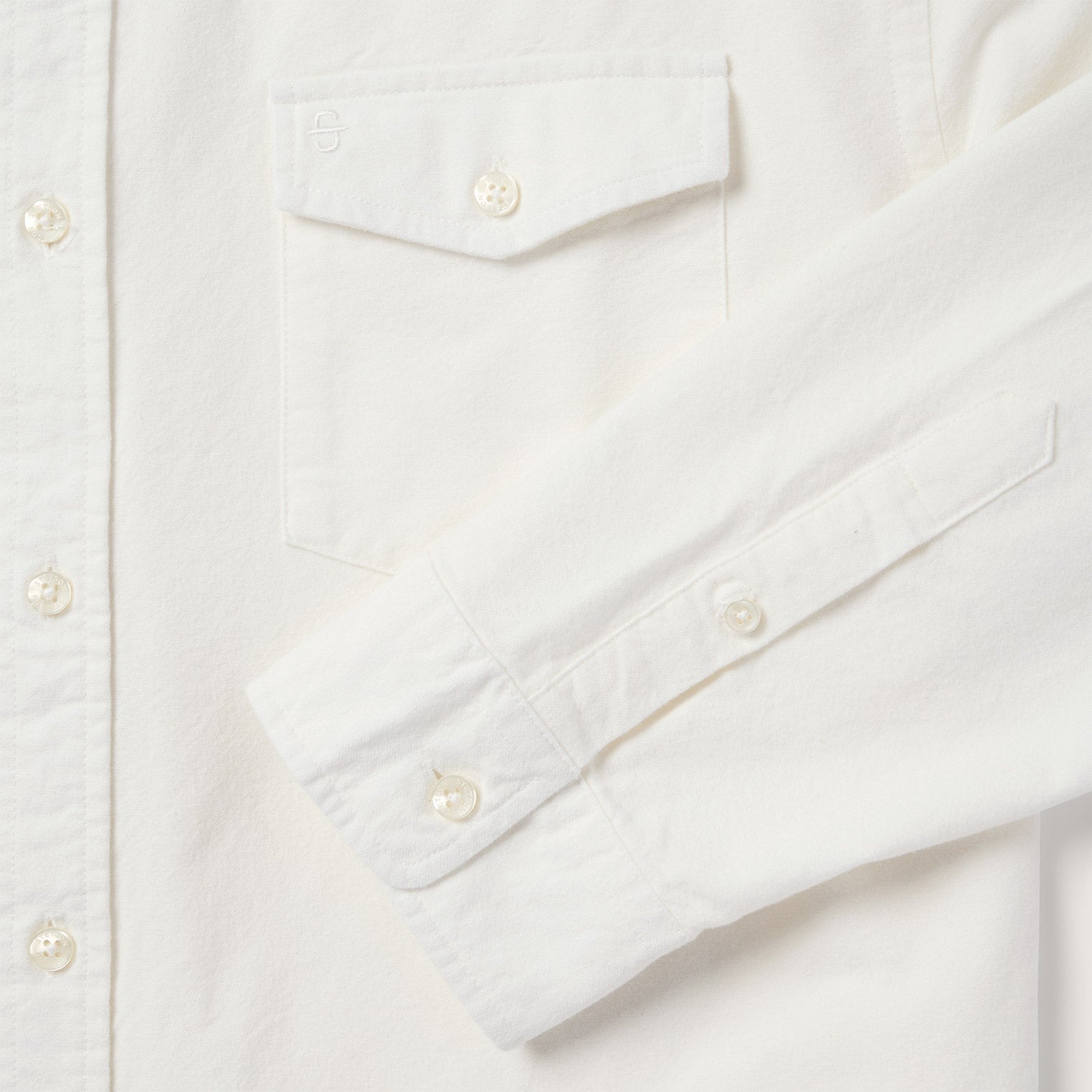 Peached Oxford Button-Down Shirt White | Stetson
