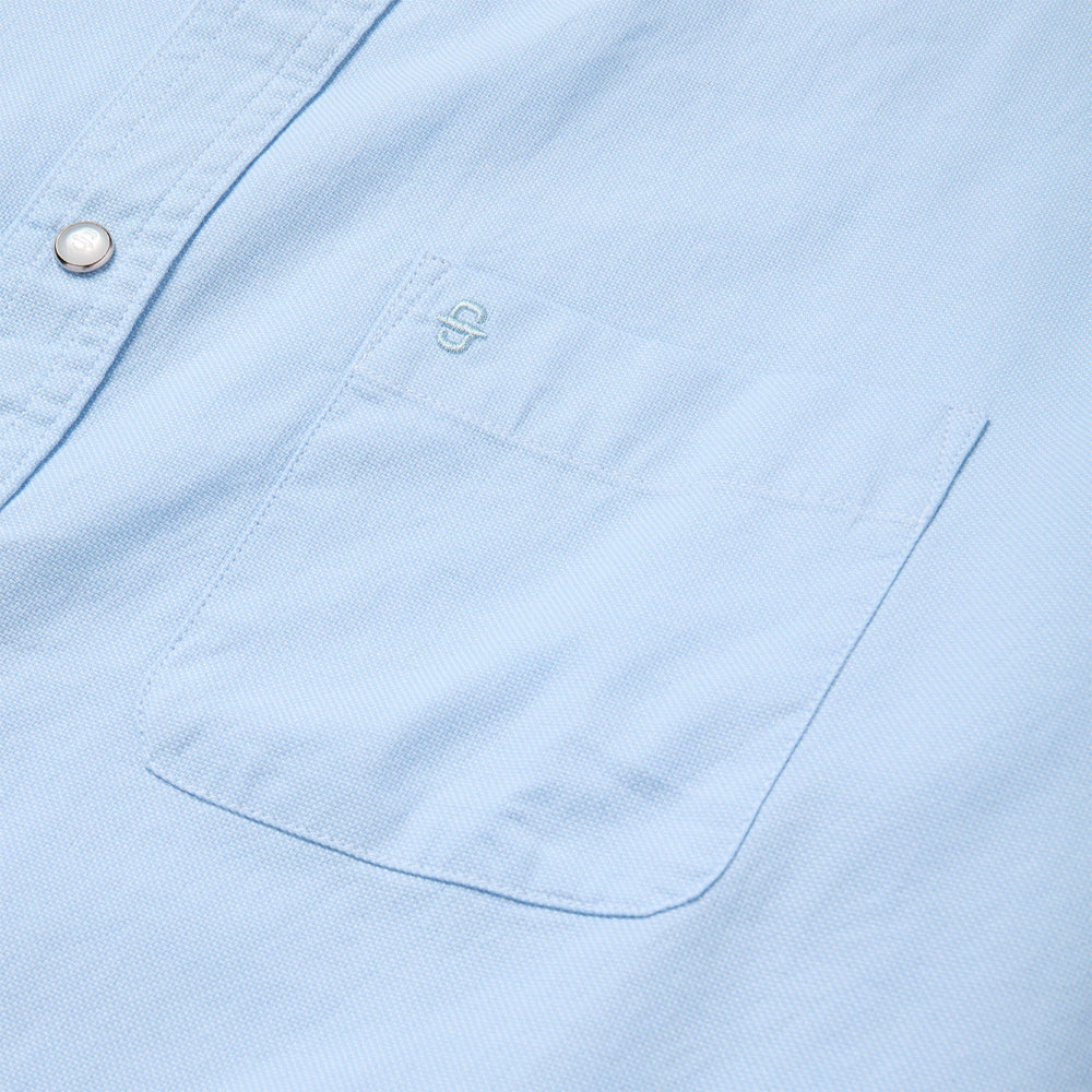 Pinpoint Oxford Shirt Blue | Stetson