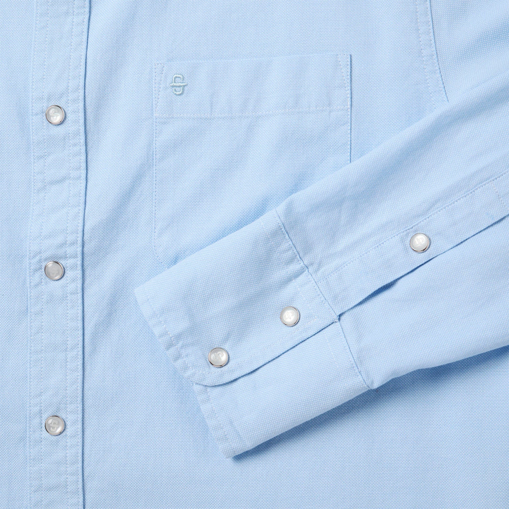Pinpoint Oxford Shirt Blue | Stetson