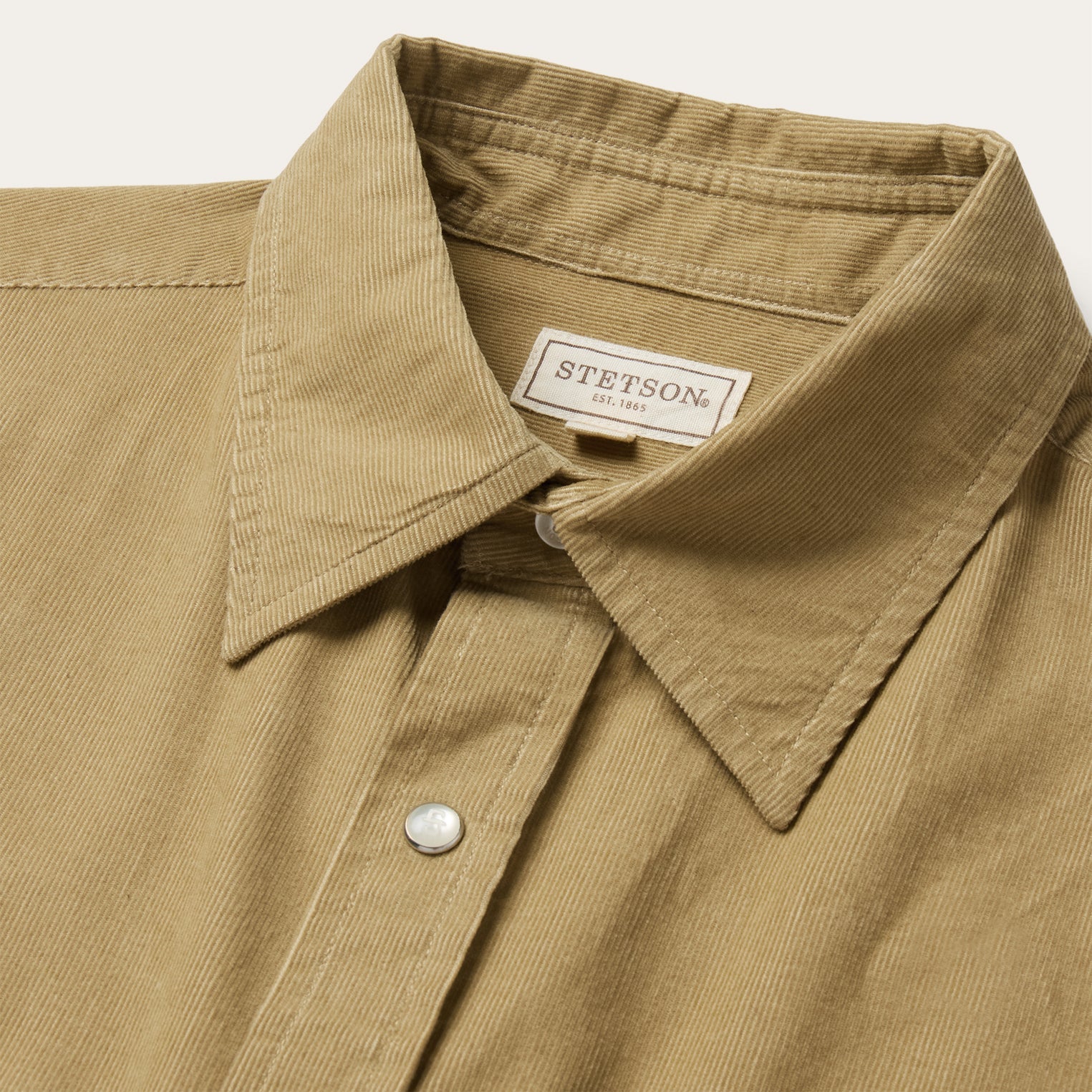 Baby Corduroy Western Shirt Tan | Stetson