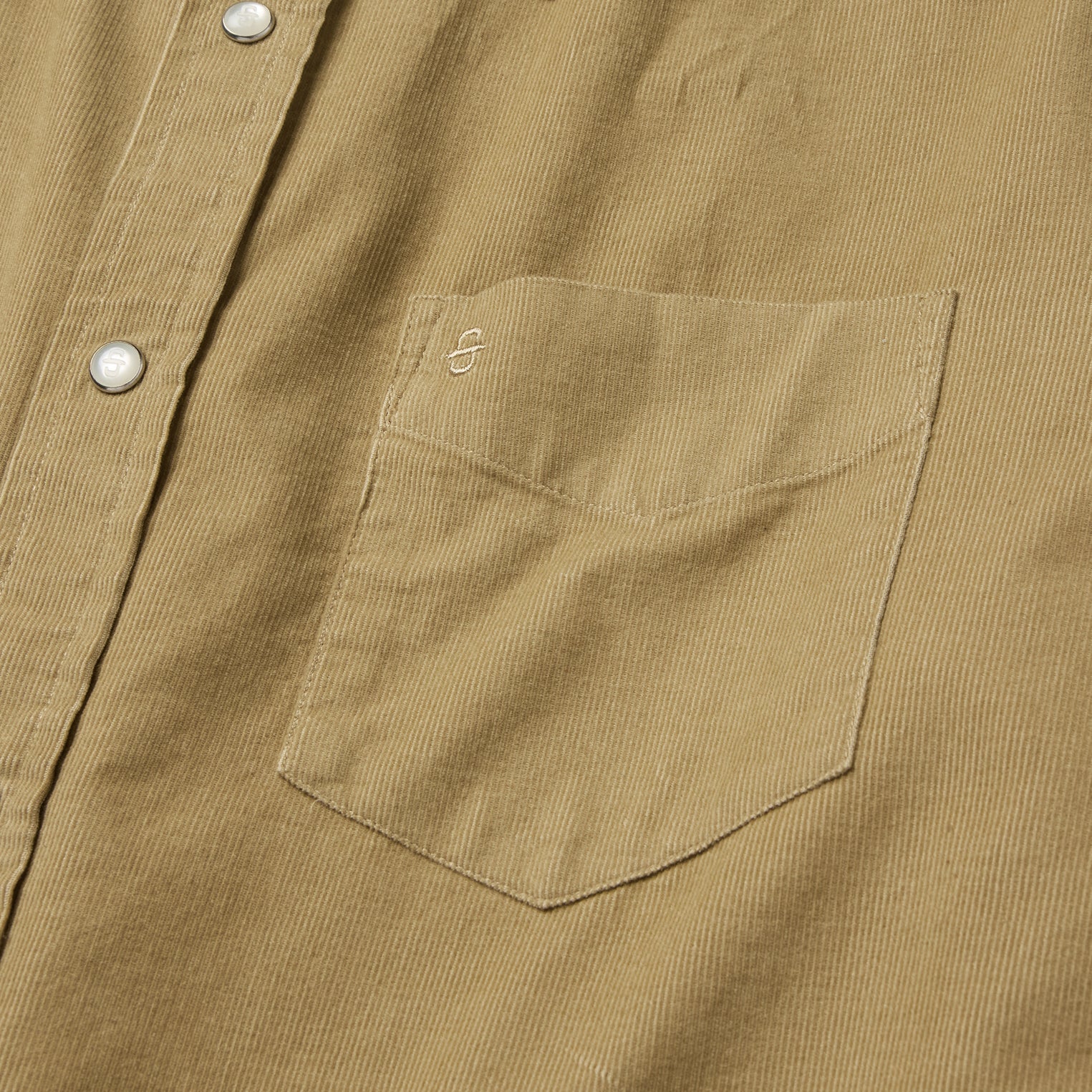 Baby Corduroy Western Shirt Tan | Stetson