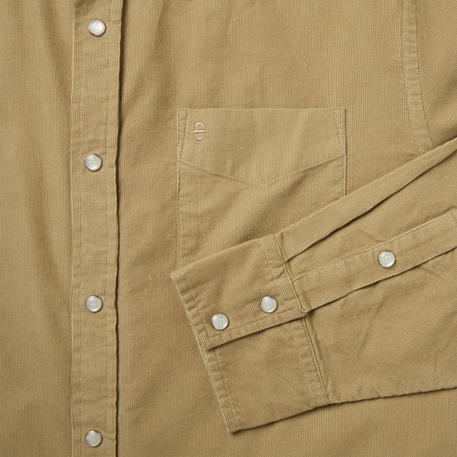 Baby Corduroy Western Shirt Tan | Stetson