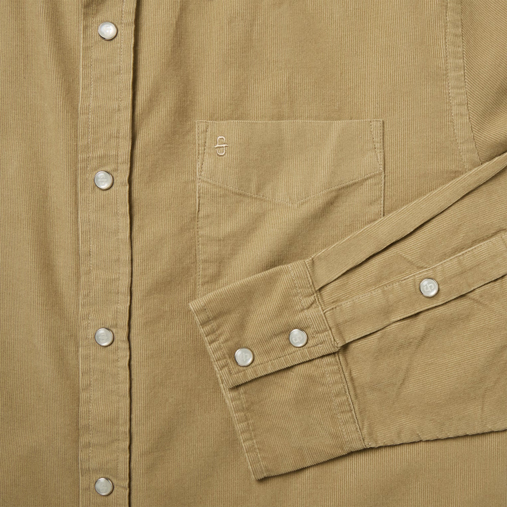 Baby Corduroy Western Shirt Tan | Stetson
