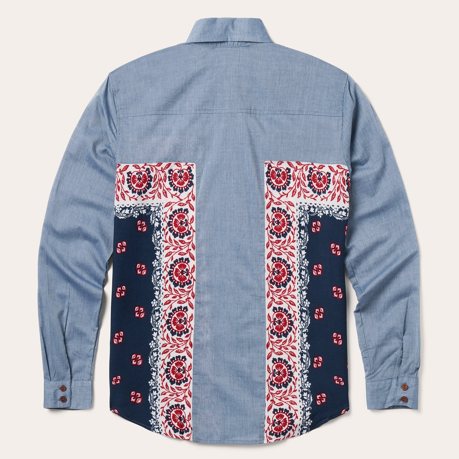 Chambray Bandana Shirt Blue | Stetson
