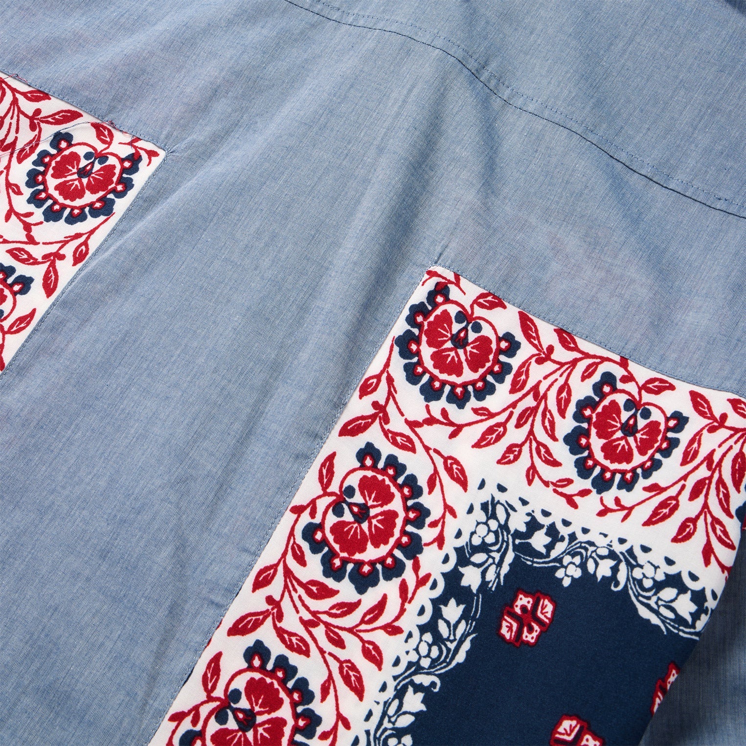 Chambray Bandana Shirt Blue | Stetson
