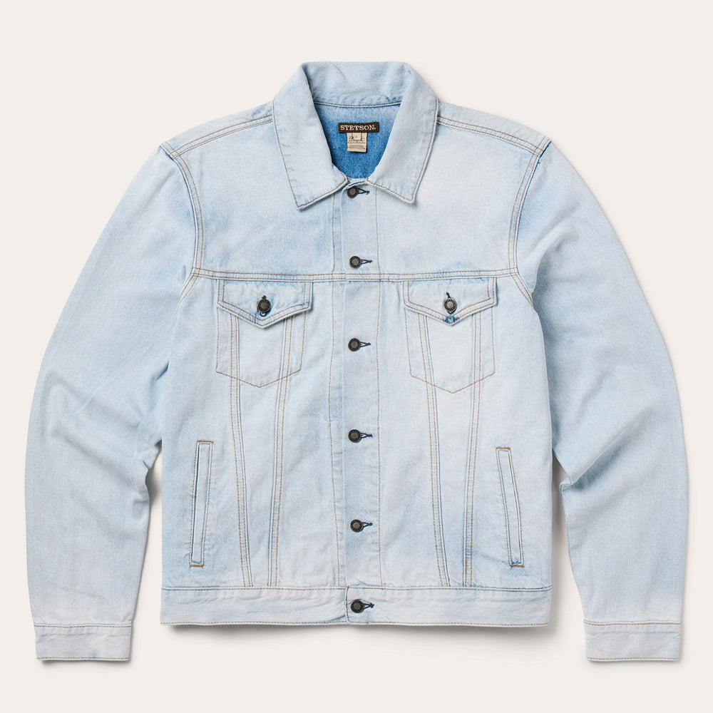 Light Denim Trucker Jacket Blue | Stetson