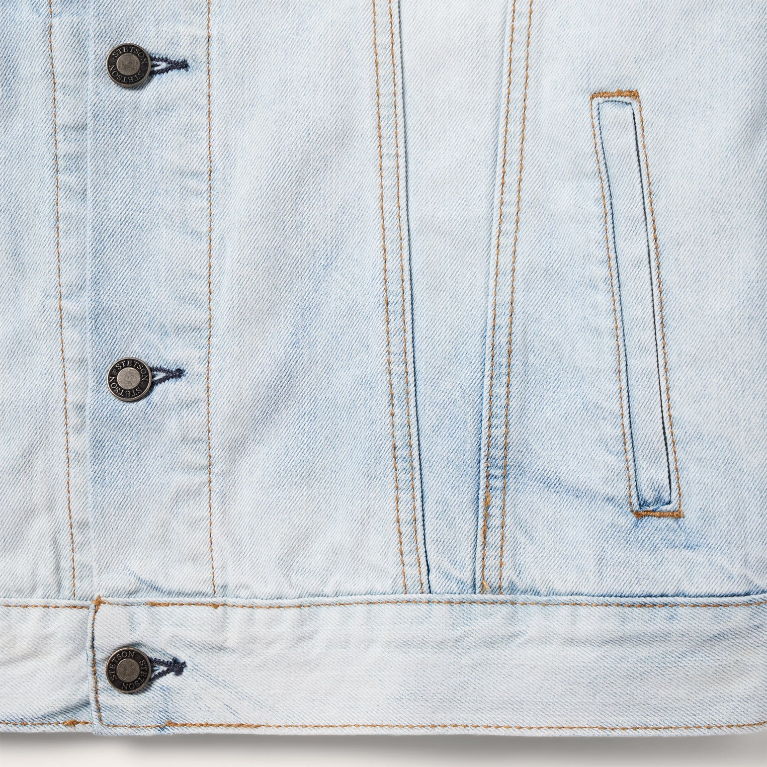 Light Denim Trucker Jacket Blue | Stetson