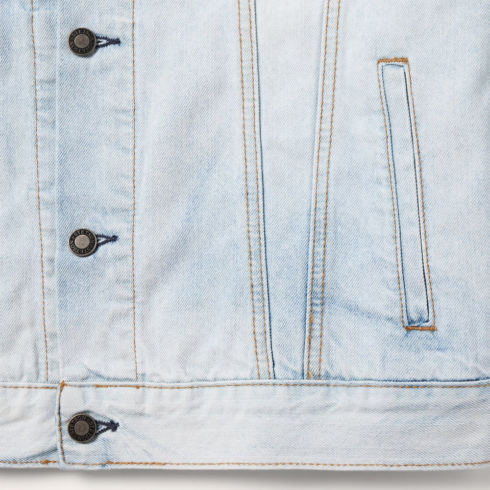 Light Denim Trucker Jacket Blue | Stetson