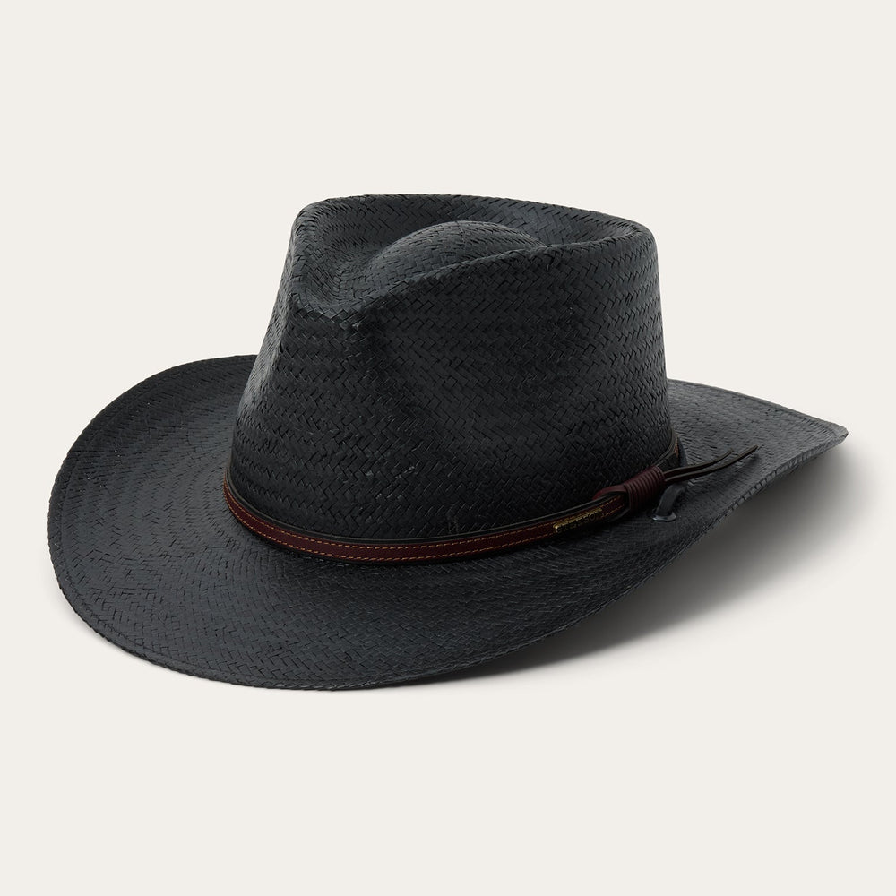 Belgrade Straw Outdoor Hat Black | Stetson