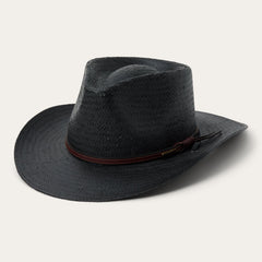 Belgrade Straw Outdoor Hat Black | Stetson