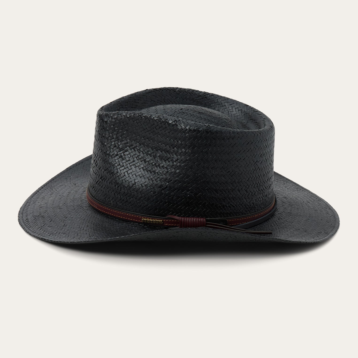Belgrade Straw Outdoor Hat Black | Stetson