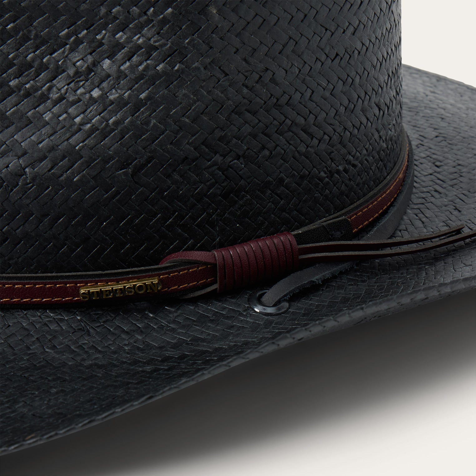 Belgrade Straw Outdoor Hat Black | Stetson
