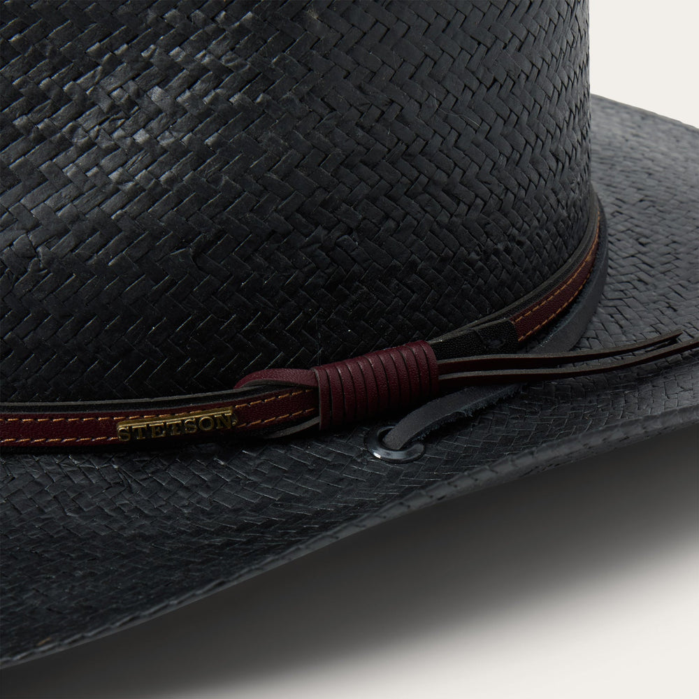 Belgrade Straw Outdoor Hat Black | Stetson