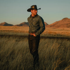 Coal Mine 10X Straw Cowboy Hat Black | Stetson
