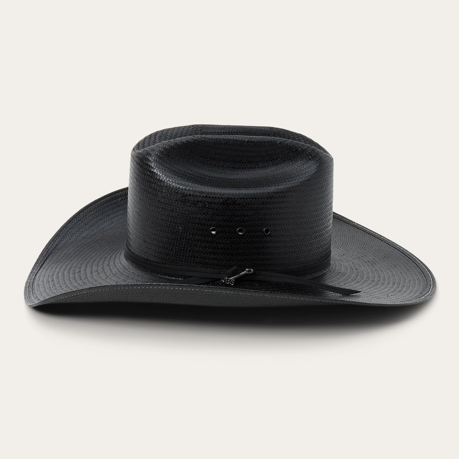 Coal Mine 10X Straw Cowboy Hat Black | Stetson