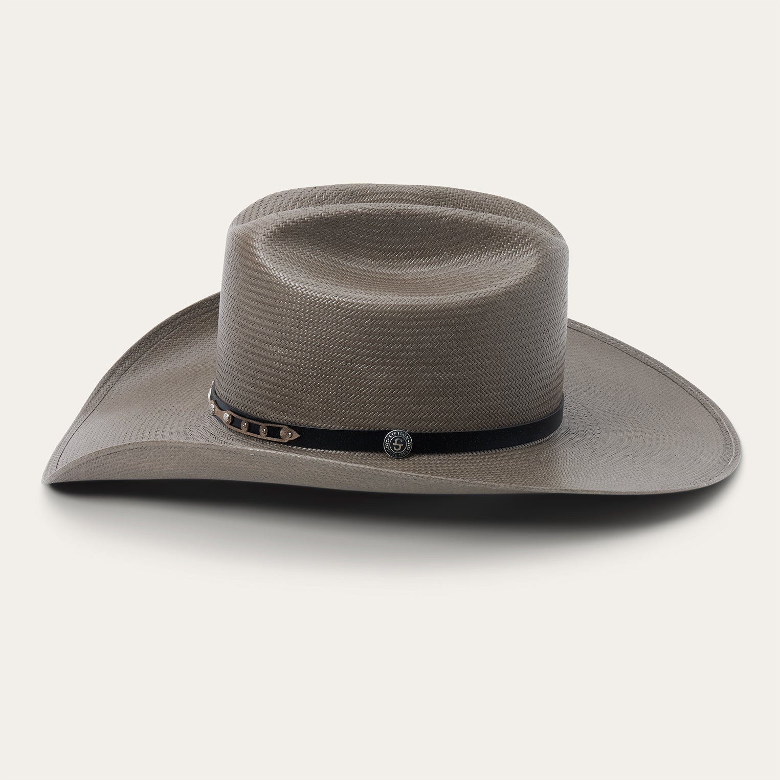 Kenton 10X Straw Cowboy Hat Grey | Stetson