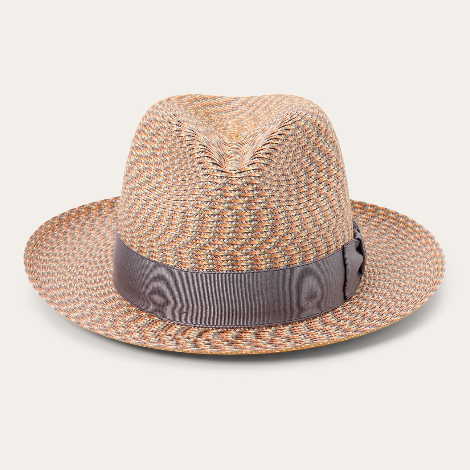 Emin Straw Fedora Quartz Mix | Stetson