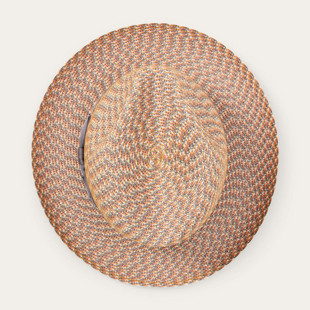 Emin Straw Fedora Quartz Mix | Stetson