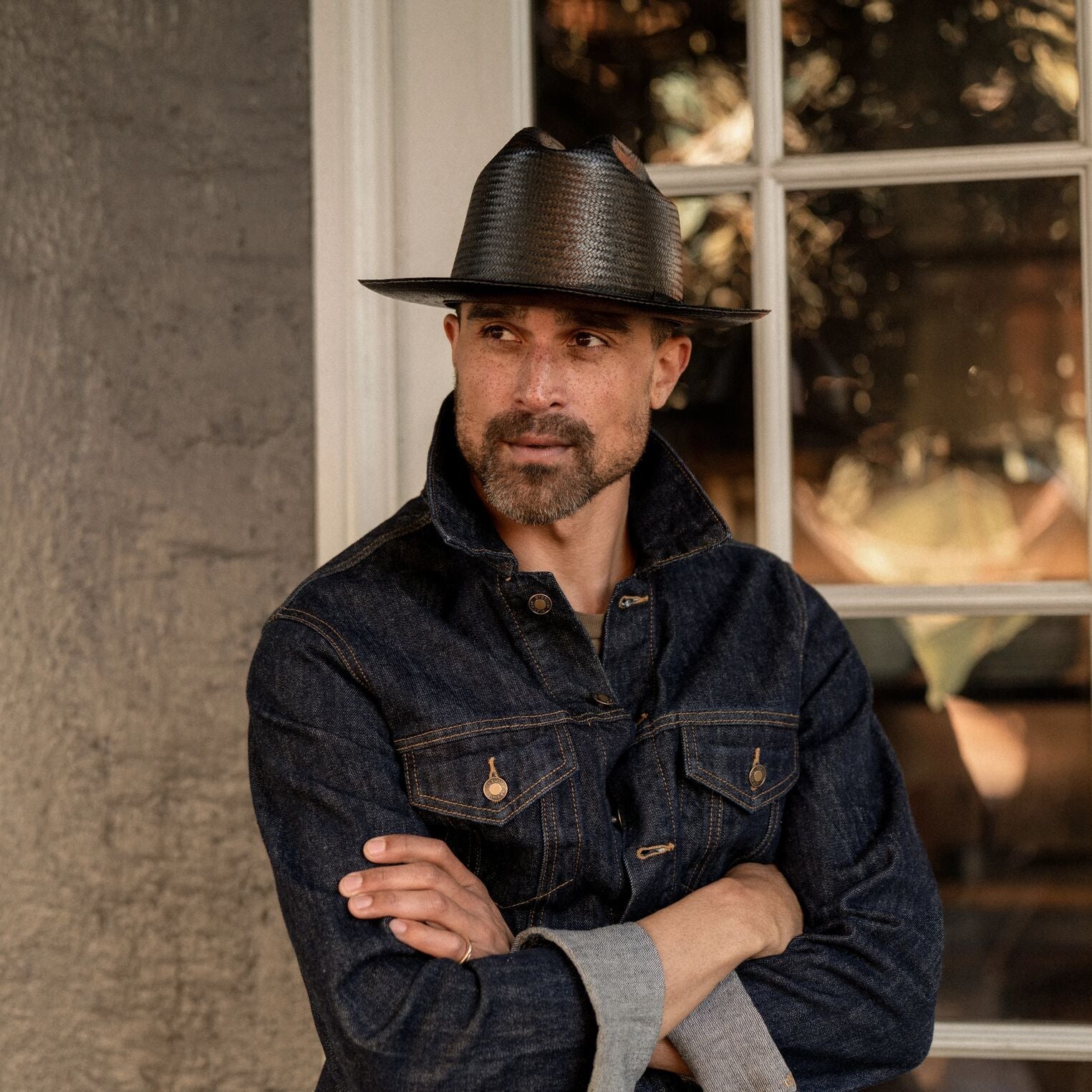 Open Road Straw Hat Black | Stetson