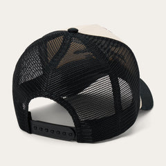 Skull Trucker Hat Off White / Black | Stetson
