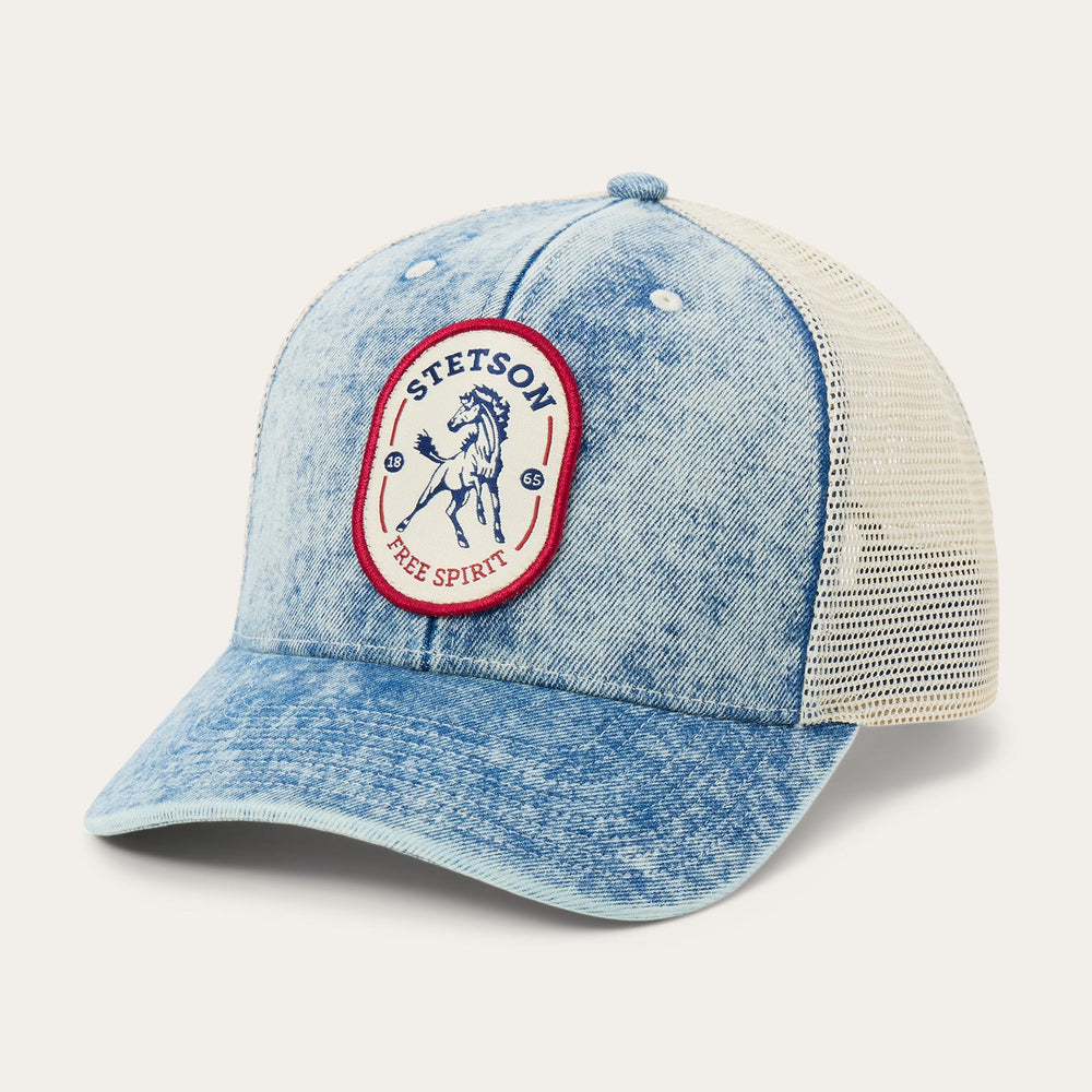 Free Spirit Trucker Hat Denim | Stetson