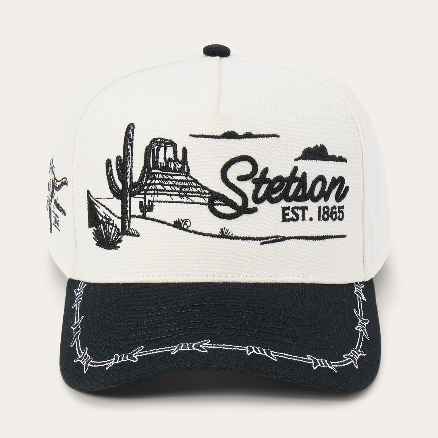 Landscape Trucker Hat Off White / Black | Stetson