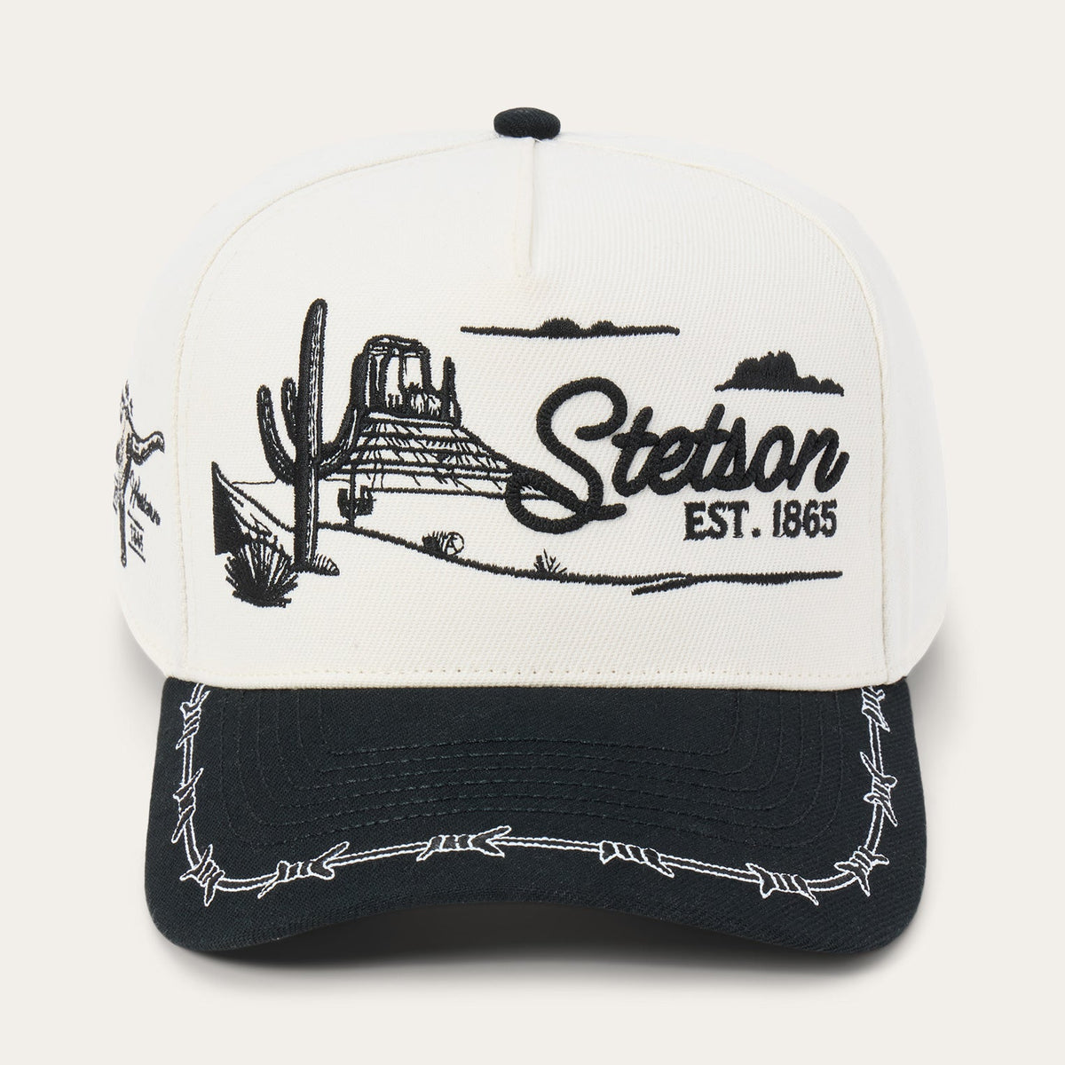 Landscape Trucker Hat Off White / Black | Stetson