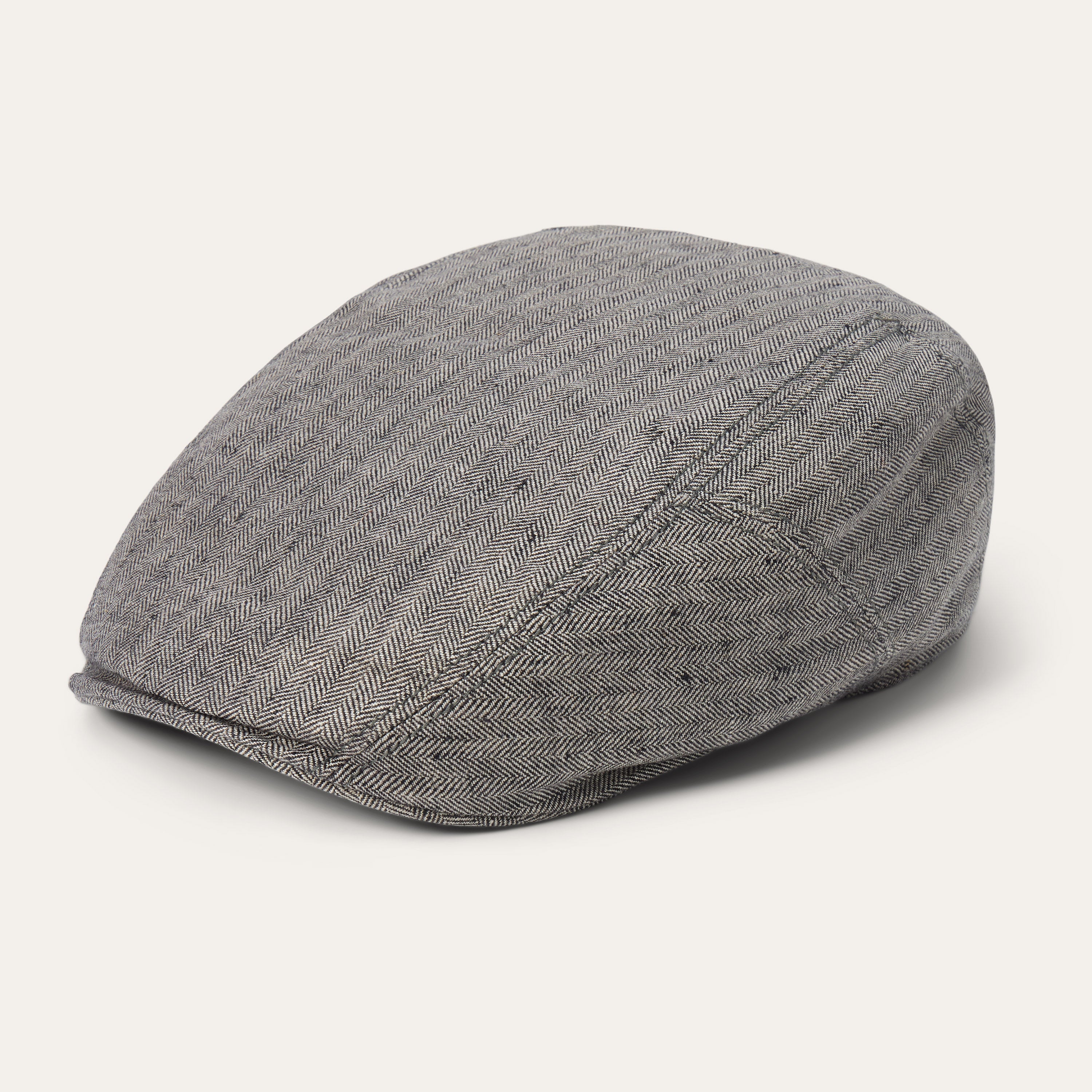 Linen Ivy Cap Grey Herringbone | Stetson