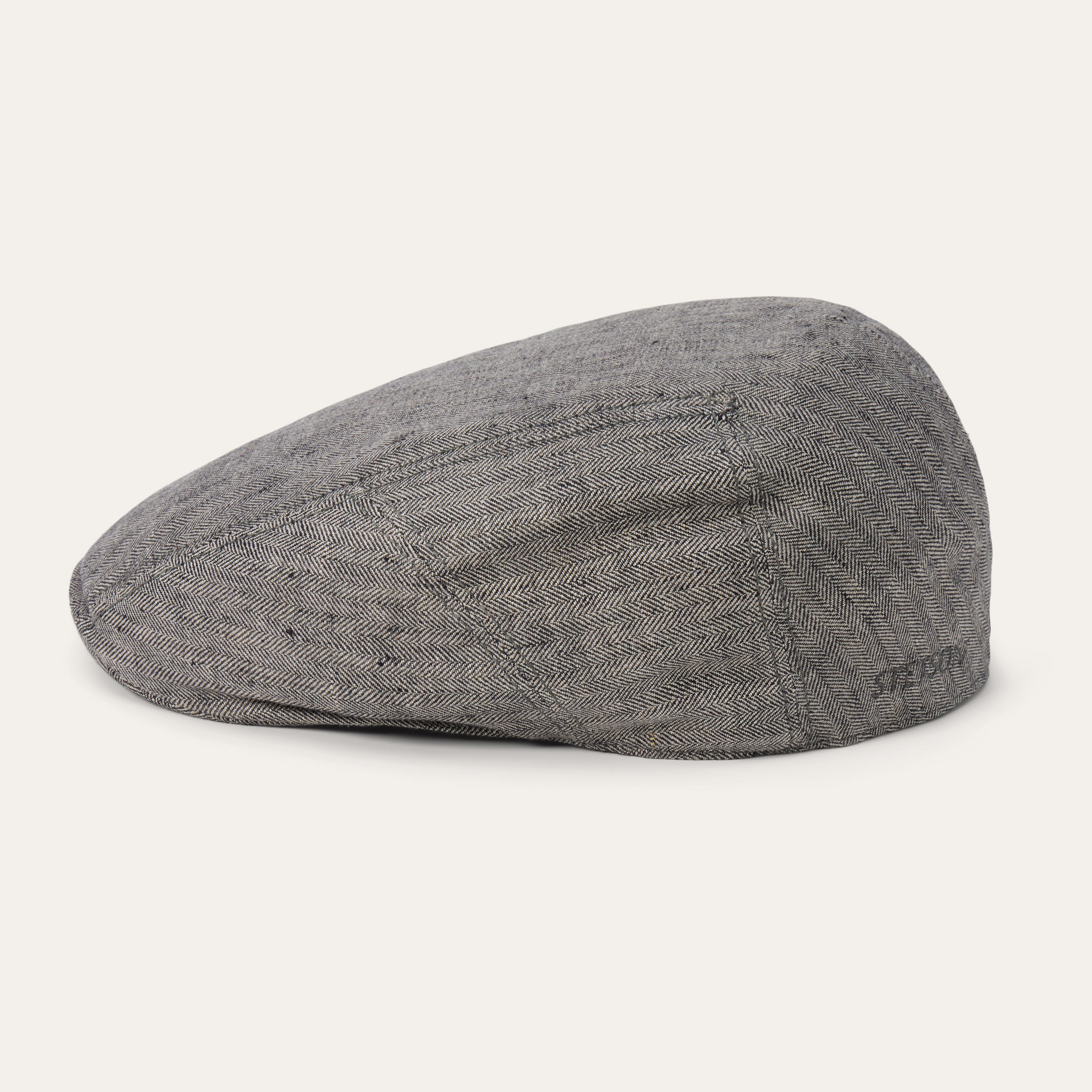 Linen Ivy Cap Grey Herringbone | Stetson