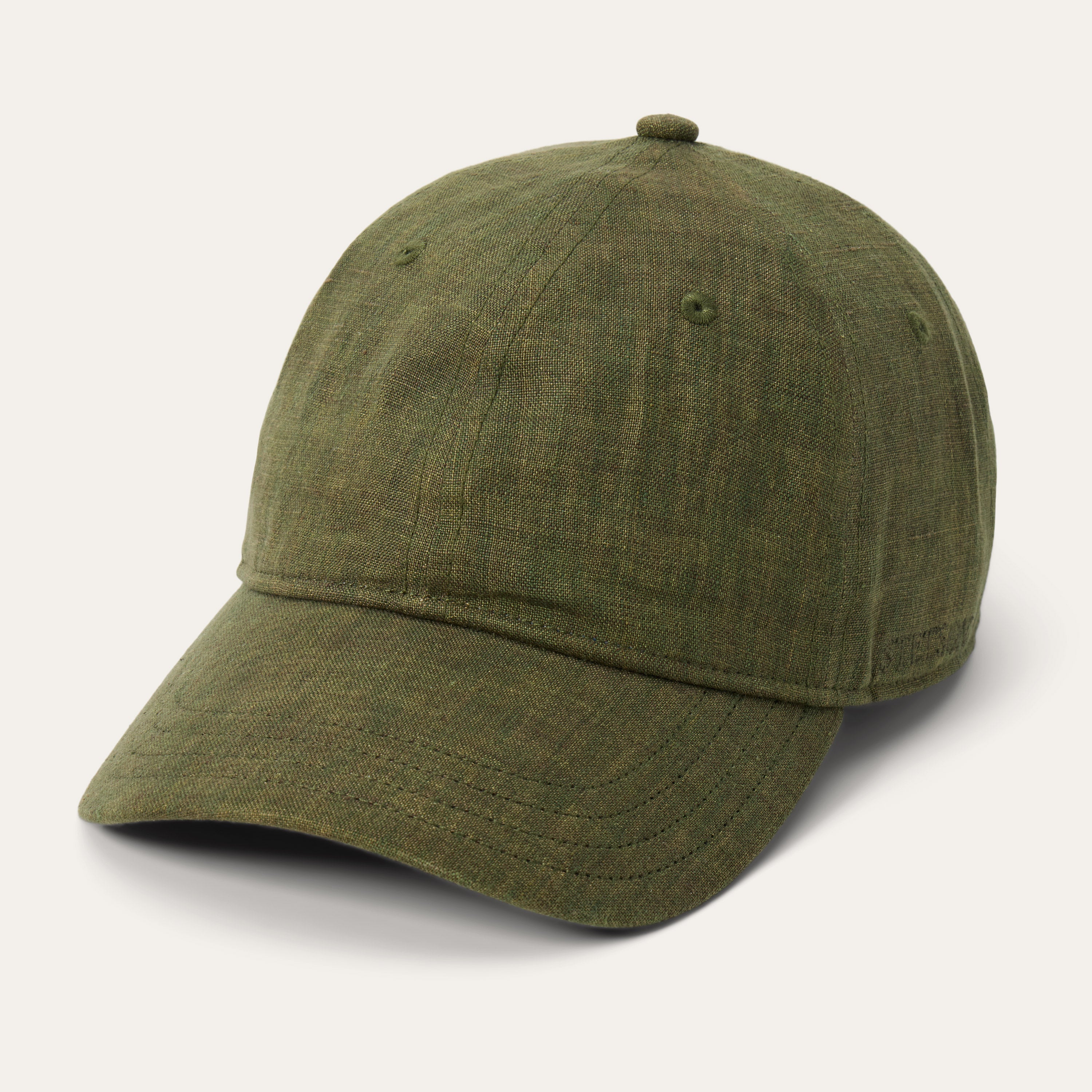 Linen Baseball Cap Olive | Stetson