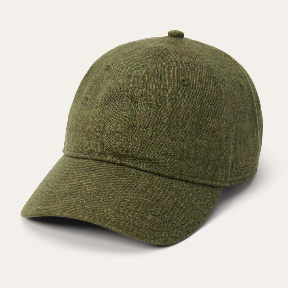 Linen Baseball Cap Olive | Stetson