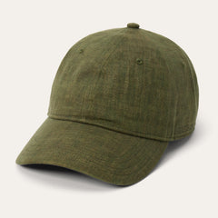 Linen Baseball Cap Olive | Stetson