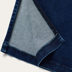 Stretch Denim Pencil Skirt Blue | Stetson