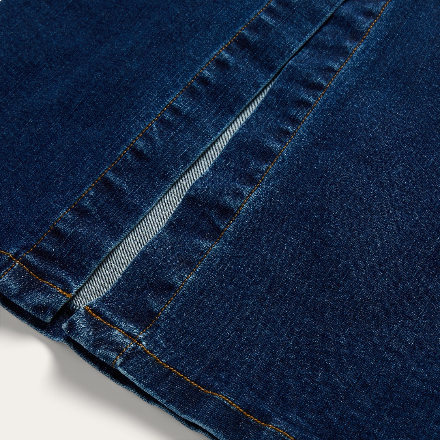 Stretch Denim Fitted Dress Blue | Stetson