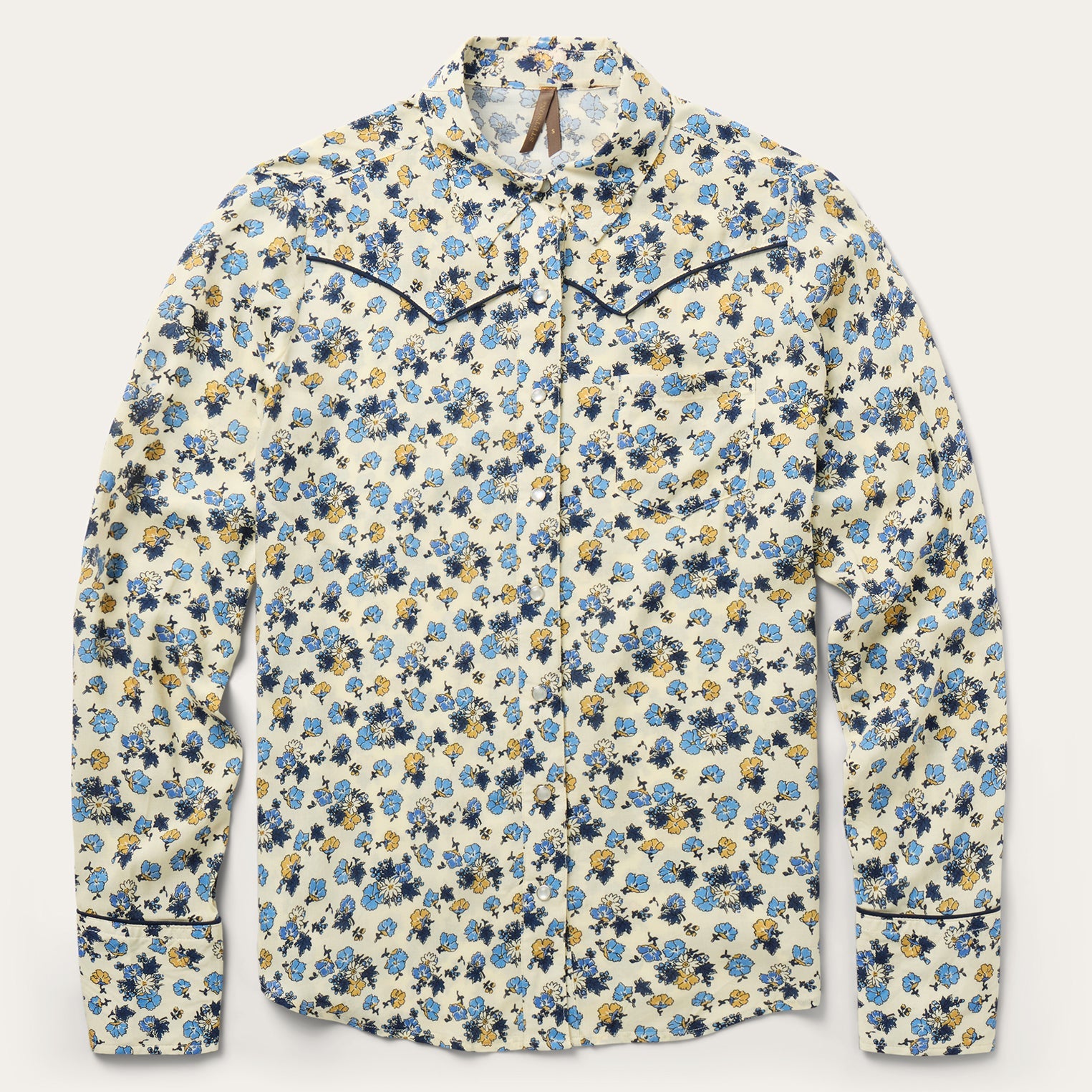 Field Flowers Print Shirt Yellow | Stetson