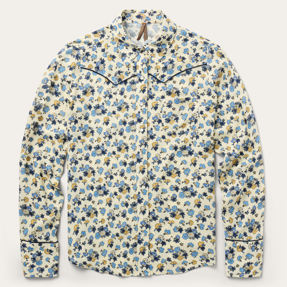 Field Flowers Print Shirt Yellow | Stetson
