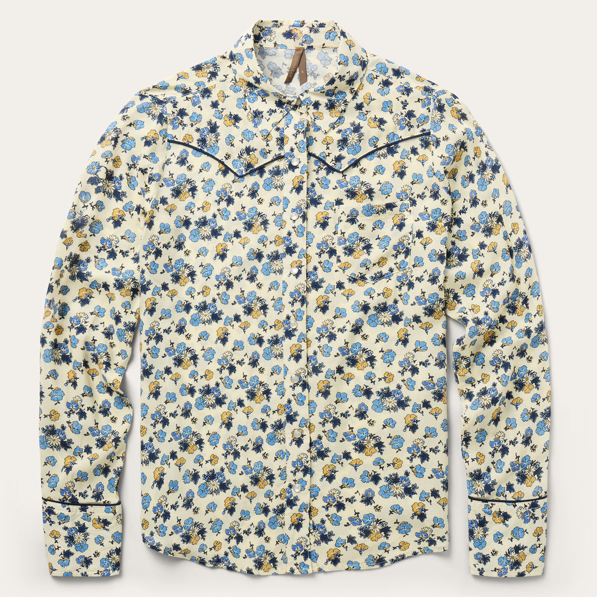 Field Flowers Print Shirt Yellow | Stetson