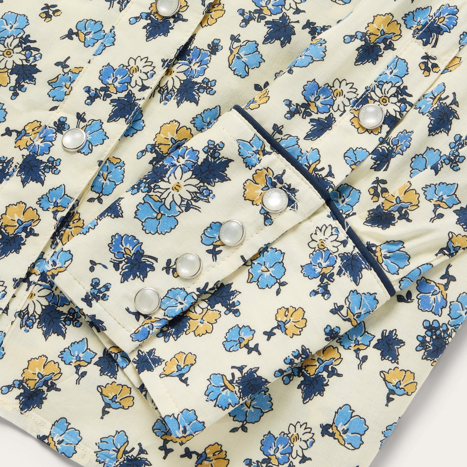 Field Flowers Print Shirt Yellow | Stetson