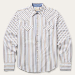 Ombre Stripe Western Shirt Brown | Stetson