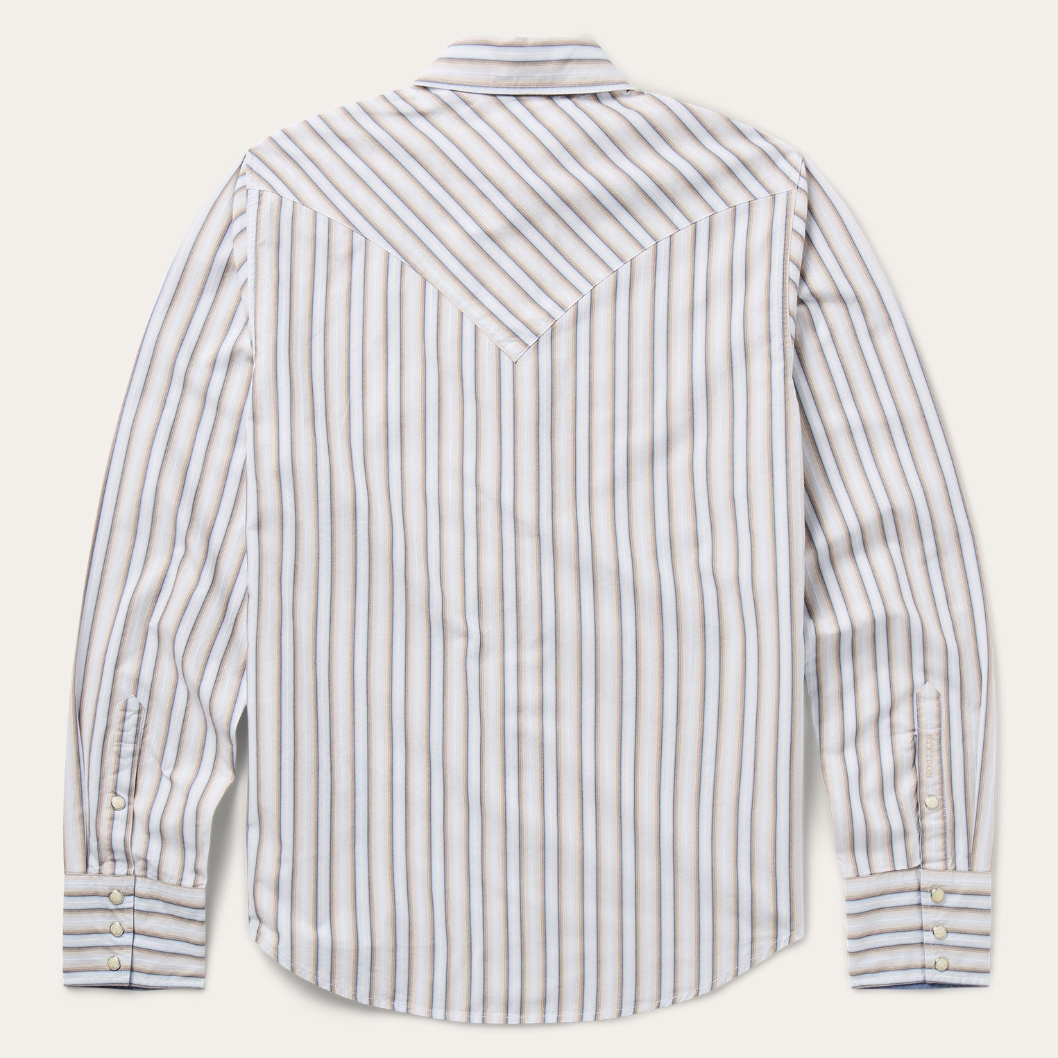Ombre Stripe Western Shirt Brown | Stetson