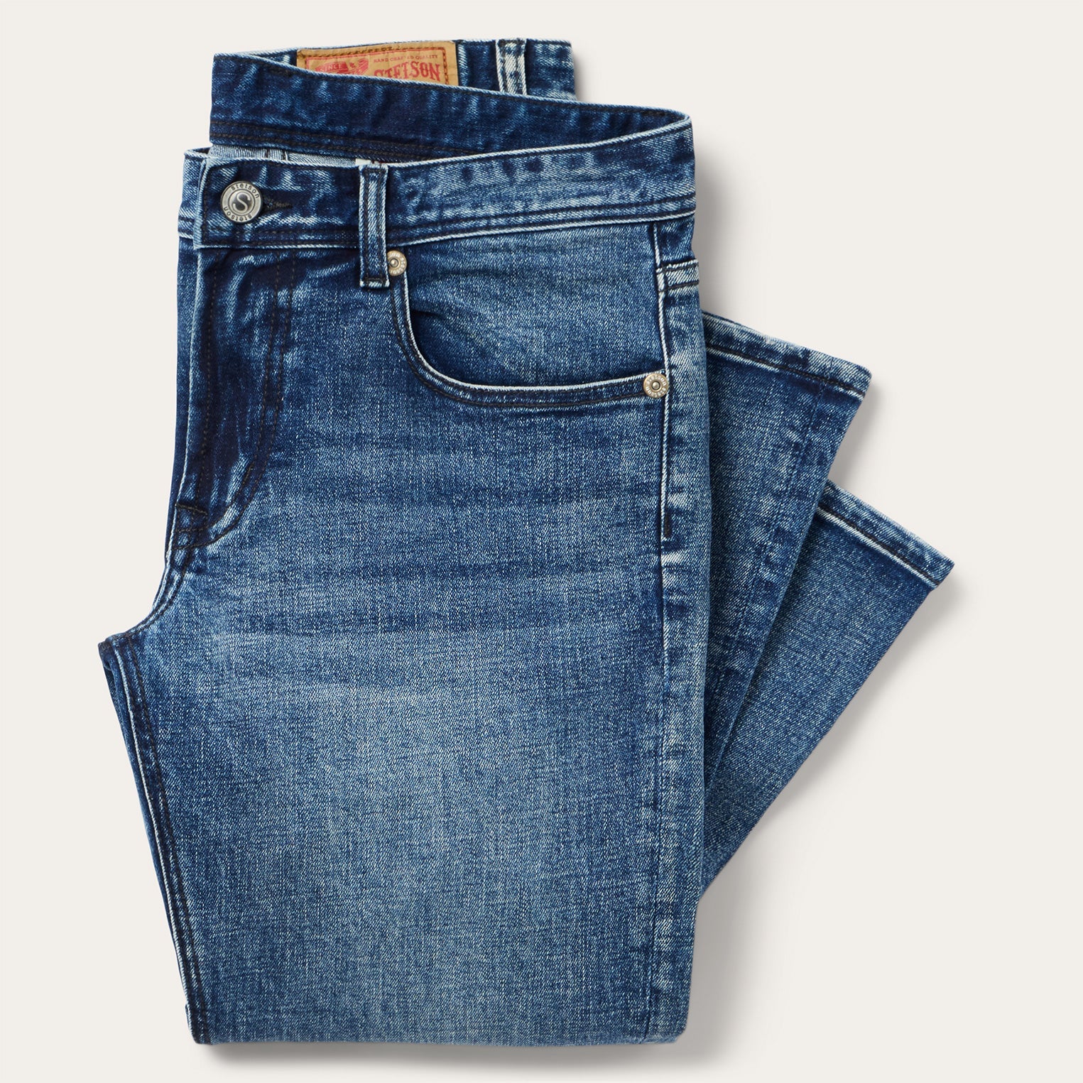 1015 Rocker Fit Stretch Jeans Blue | Stetson