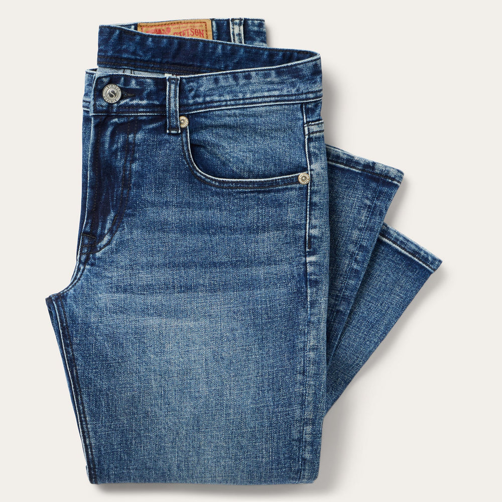 1015 Rocker Fit Stretch Jeans Blue | Stetson