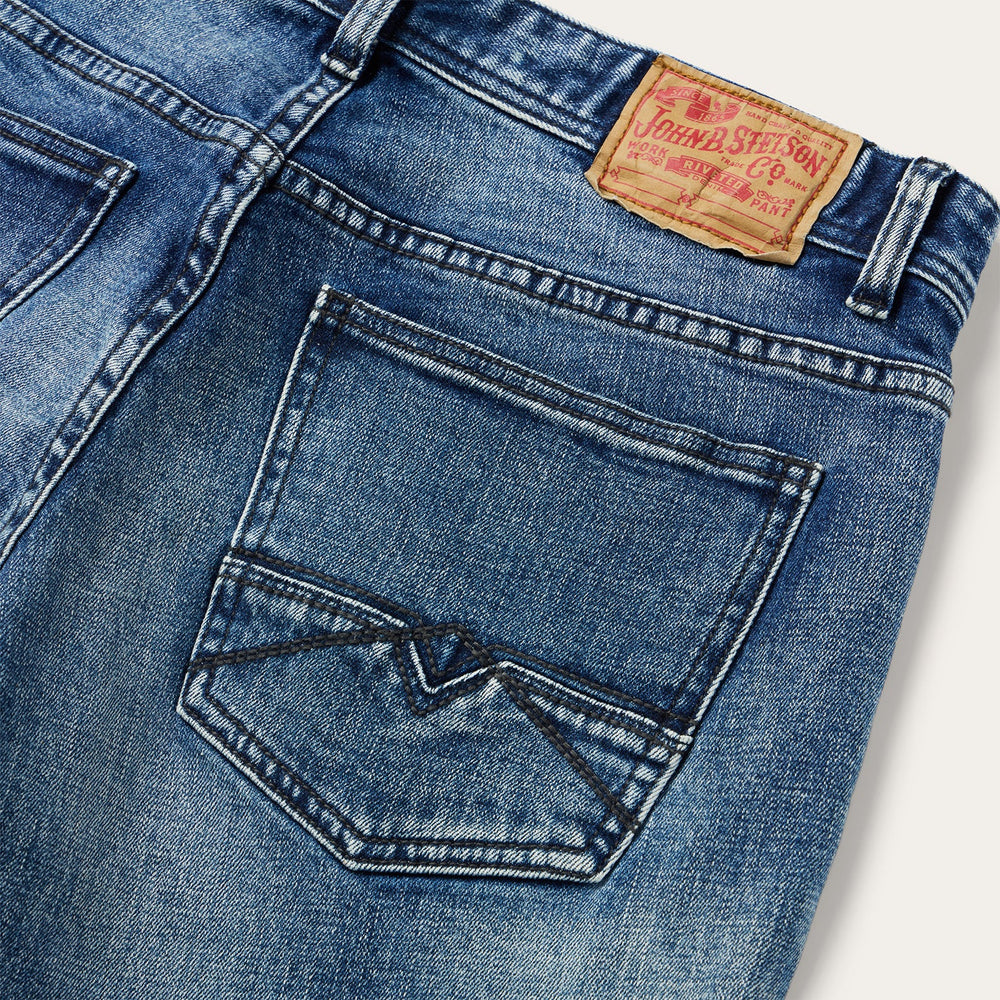 1015 Rocker Fit Stretch Jeans Blue | Stetson