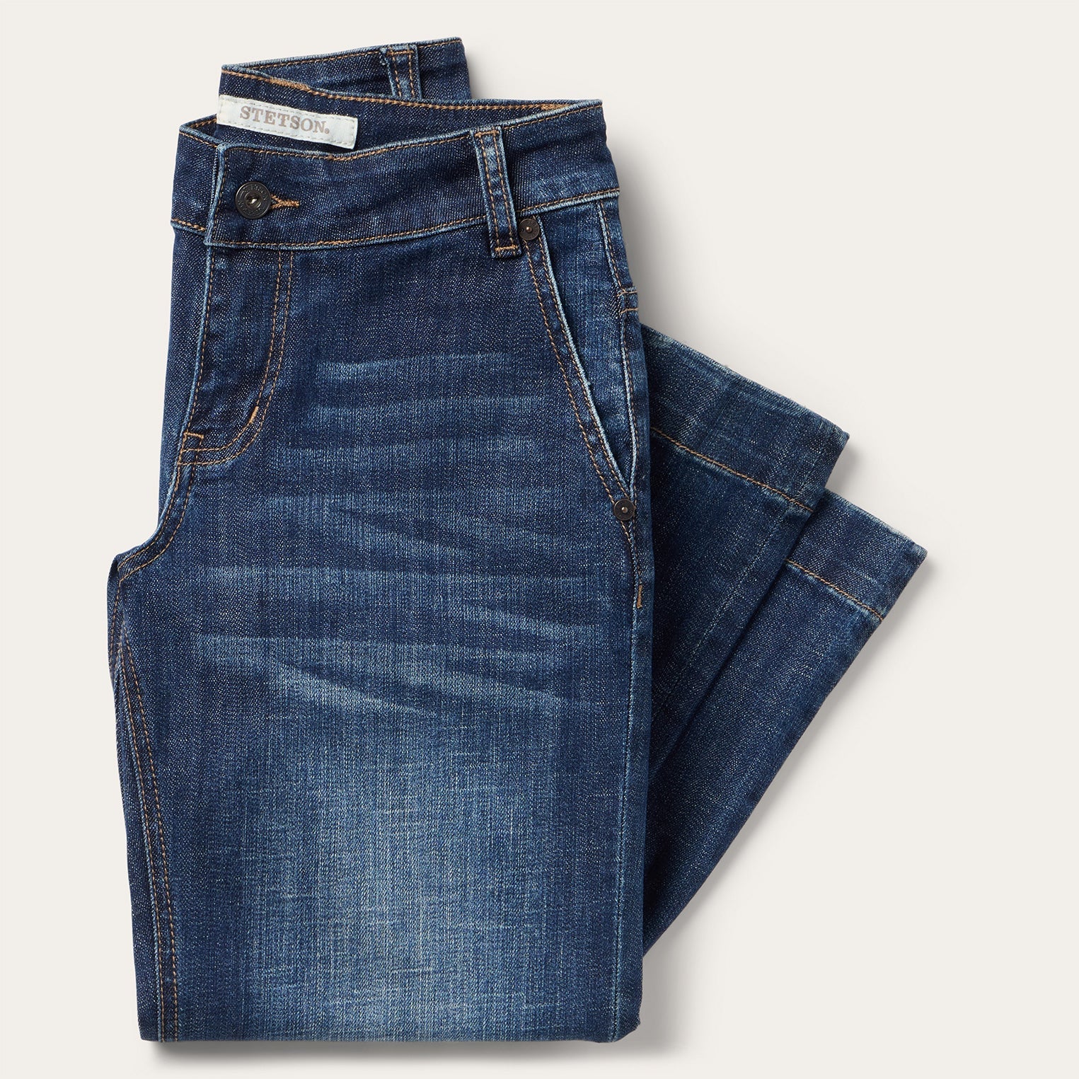 214 Trouser Fit Jeans Blue | Stetson