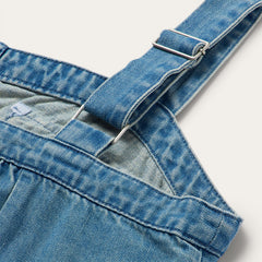 Button Front Denim Tank Top Blue | Stetson