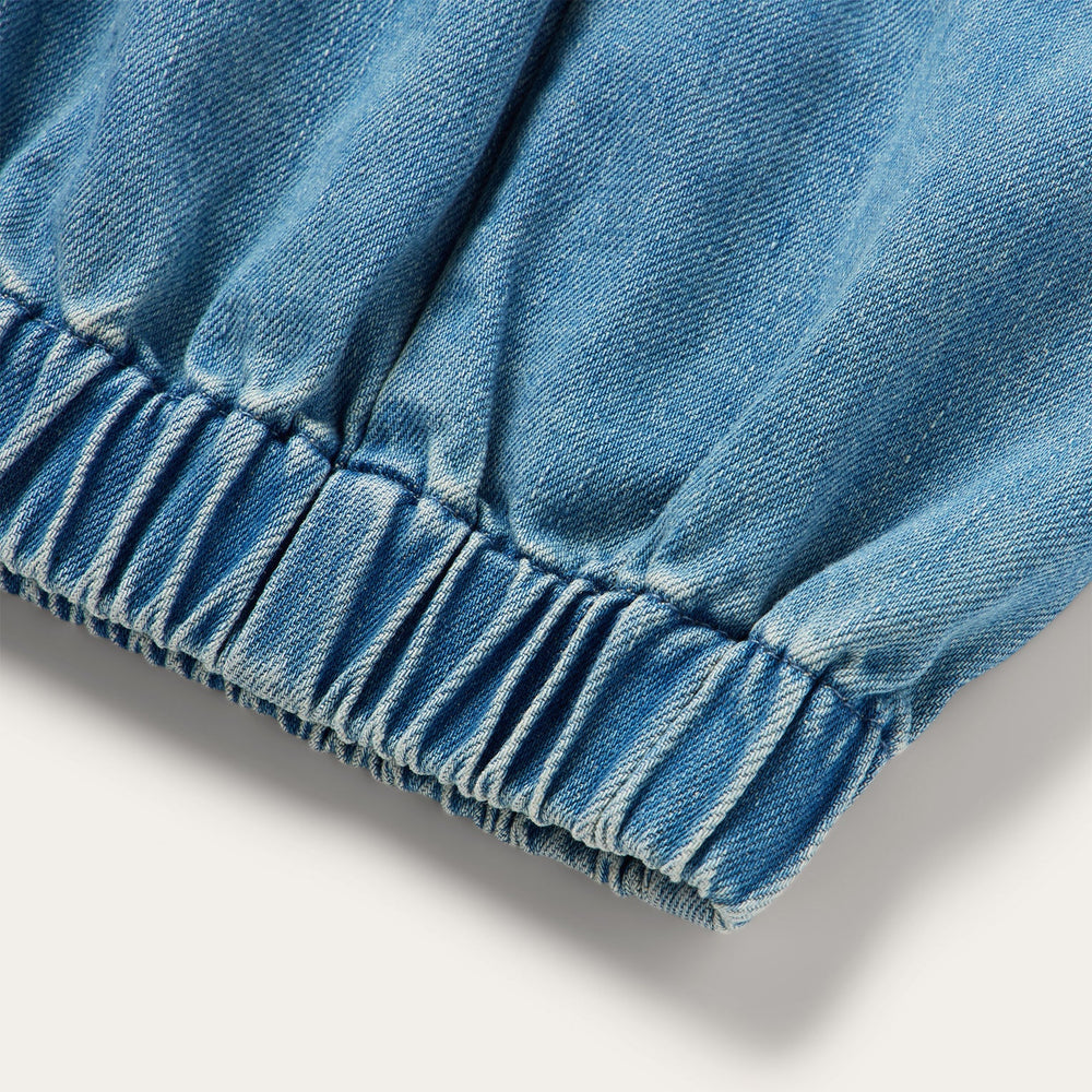 Button Front Denim Tank Top Blue | Stetson