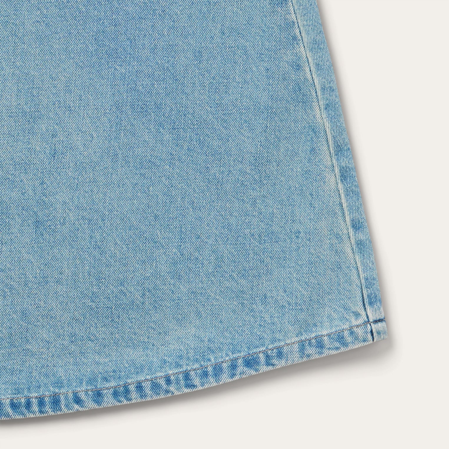 Light Wash Denim Skirt Blue | Stetson
