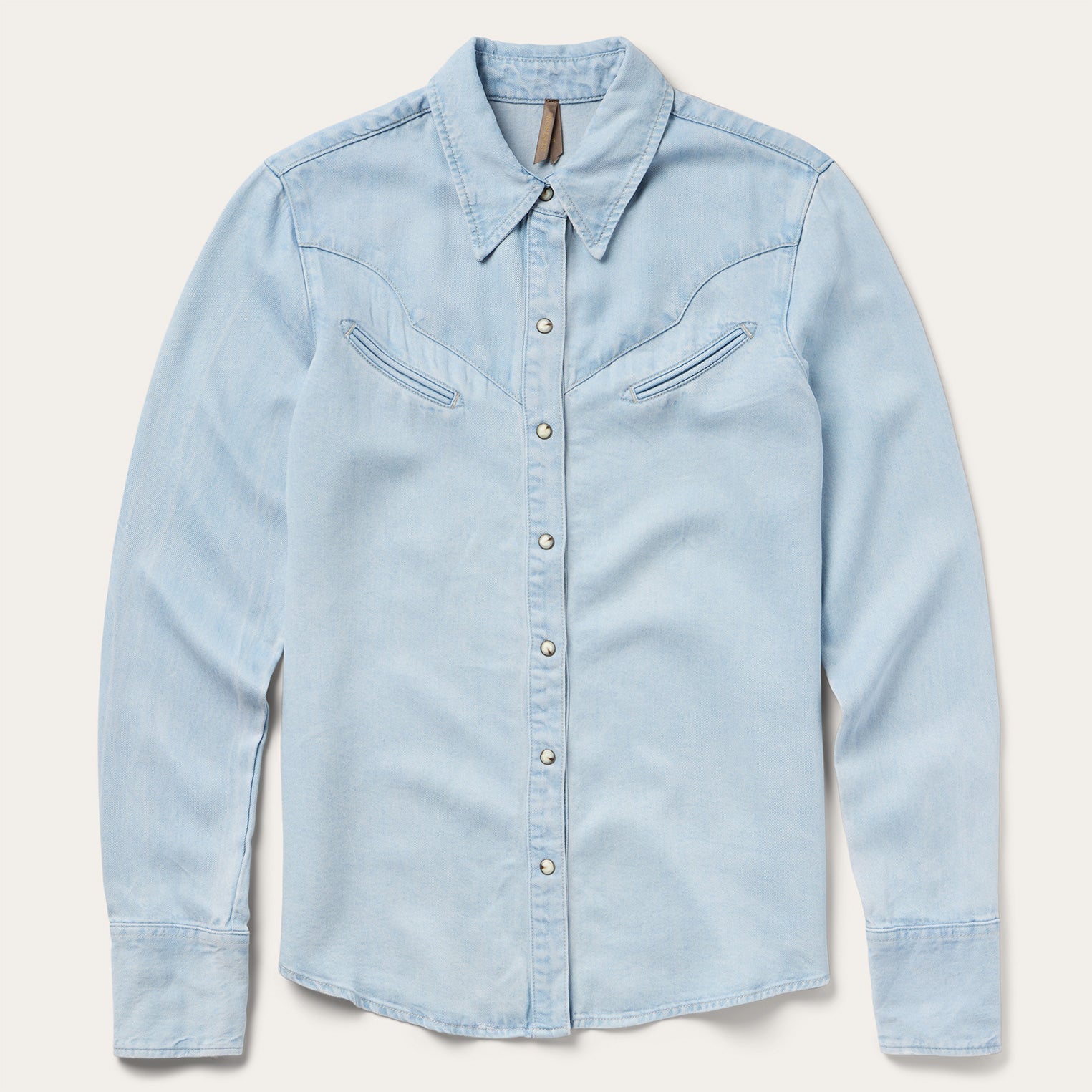 Arrow Pocket Denim Shirt Blue | Stetson