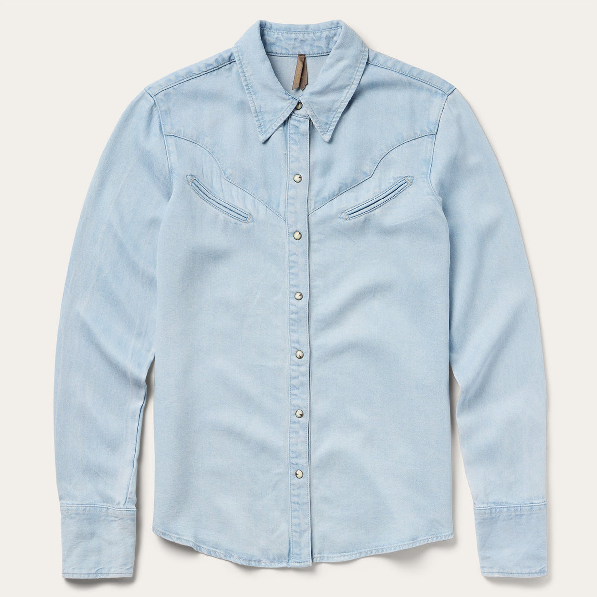 Arrow Pocket Denim Shirt Blue | Stetson